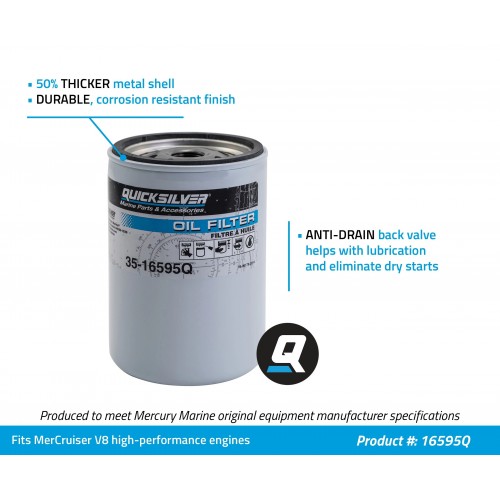 Mercruiser oil filter discount